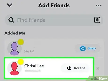 Image intitulée Add Friends on Snapchat Step 16