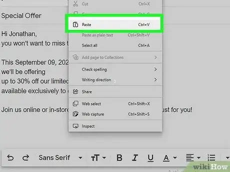 Image intitulée Cut and Paste in Email Step 11