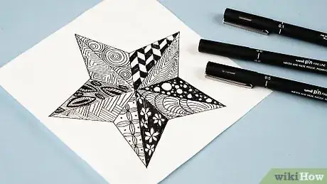 Image intitulée Make a Zentangle Step 2