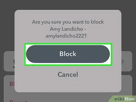 Image intitulée Block Someone on Snapchat Step 12