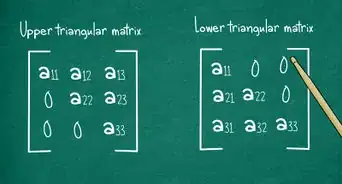 calculer le déterminant d'une matrice 3 x 3