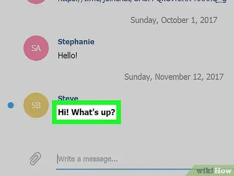 Image intitulée Type Bold Text on Telegram on PC or Mac Step 5