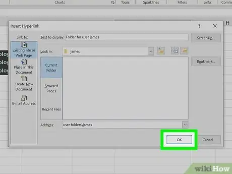 Image intitulée Add Links in Excel Step 26