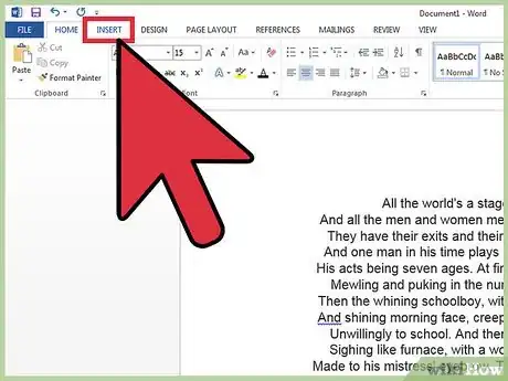 Image intitulée Insert a Custom Header or Footer in Microsoft Word Step 1