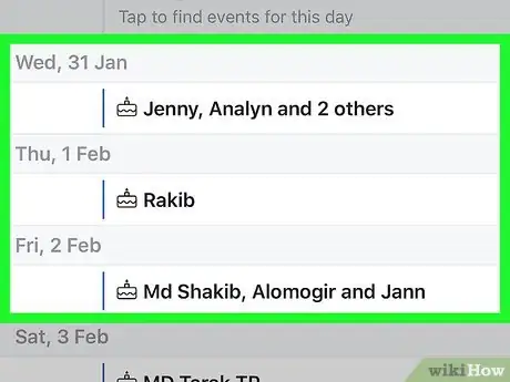 Image intitulée See Birthdays on Facebook on iPhone or iPad Step 5