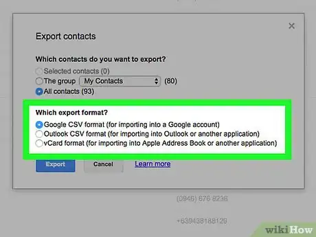 Image intitulée Export Gmail Contacts Step 6