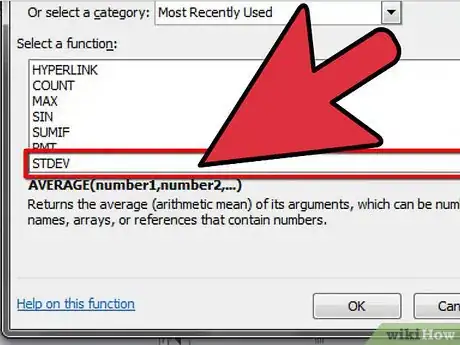 Image intitulée Calculate Mean and Standard Deviation With Excel 2007 Step 8