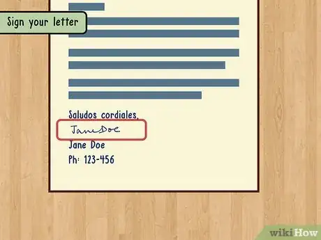 Image intitulée Write a Spanish Letter Step 14