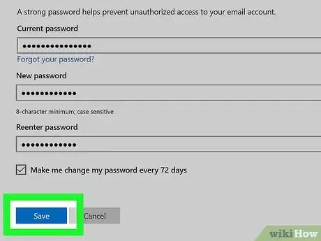 Image intitulée Change a Hotmail Account Password Step 4