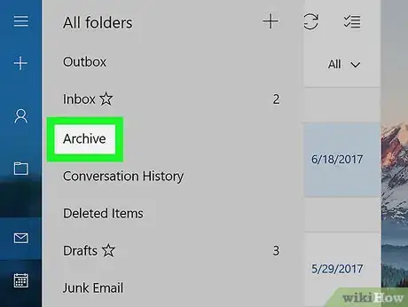 Image intitulée Access Archived Emails in Outlook Step 6