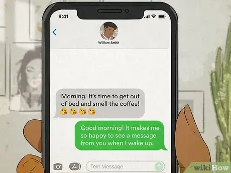 Image intitulée What Does It Mean when He Texts You Good Morning Everyday Step 9