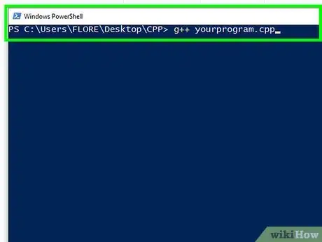 Image intitulée Compile CPP File to EXE Step 20