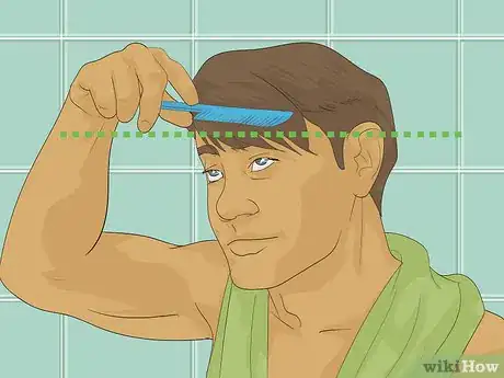 Image intitulée Cut Bangs for Men Step 5