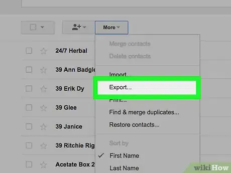 Image intitulée Export Gmail Contacts Step 4