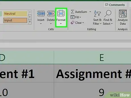 Image intitulée Unhide Columns in Excel Step 19