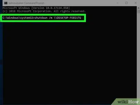 Image intitulée Shut Down or Restart Another Computer Using CMD Step 6