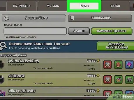 Image intitulée Join a Clan in Clash of Clans Step 4
