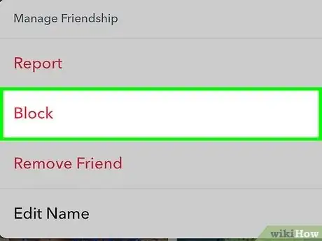 Image intitulée Block Someone on Snapchat Step 25