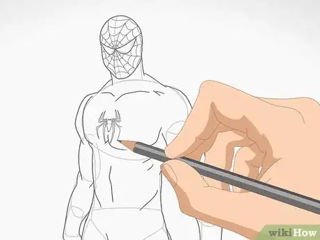 Image intitulée Draw Spider Man Step 19