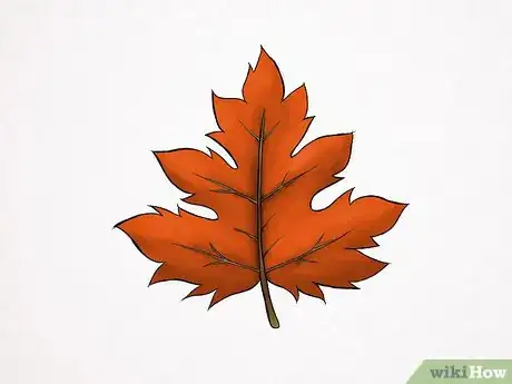 Image intitulée Draw a Maple Leaf Step 10