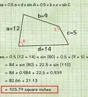 calculer l'aire d'un quadrilatère