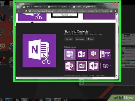 Image intitulée Take Screenshots with OneNote Step 1