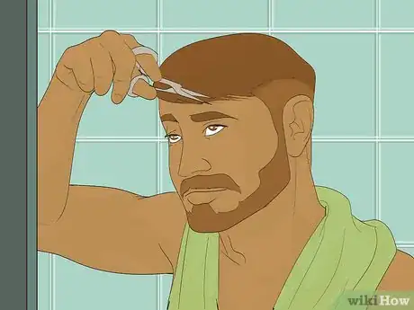 Image intitulée Cut Bangs for Men Step 9