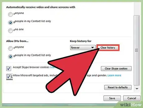 Image intitulée Delete Skype History Step 4