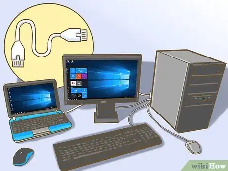 Image intitulée Connect a Desktop to a Laptop Step 1