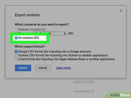 Image intitulée Export Gmail Contacts Step 5