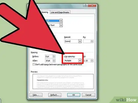 Image intitulée Double Space in Word 2007 Step 5