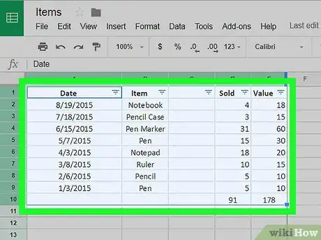 Image intitulée Set Print Area on Google Sheets on PC or Mac Step 3