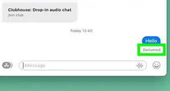 savoir si un message a été distribué sur Apple Messages