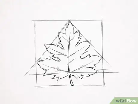 Image intitulée Draw a Maple Leaf Step 7