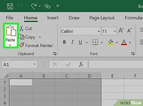 Image intitulée Copy Paste Tab Delimited Text Into Excel Step 3