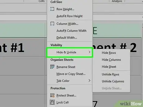 Image intitulée Unhide Columns in Excel Step 20