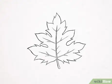 Image intitulée Draw a Maple Leaf Step 8