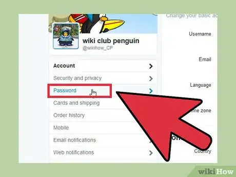 Image intitulée Change Your Twitter Password Step 2