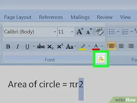 Image intitulée Add Exponents to Microsoft Word Step 6