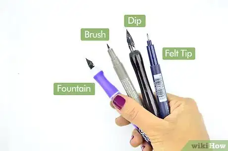 Image intitulée Write With a Calligraphy Pen Step 1