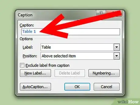 Image intitulée Add a Caption to a Table in Word Step 4