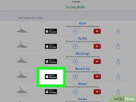 Image intitulée Get a Free Song from iTunes Step 5
