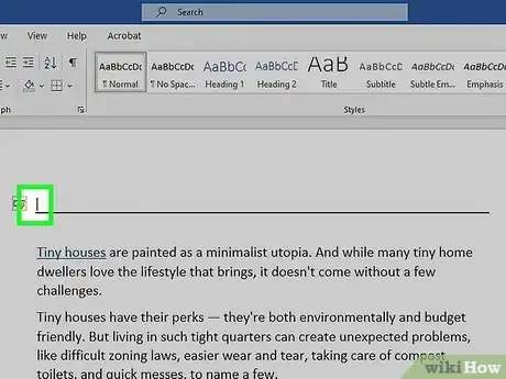 Image intitulée Get Rid of a Horizontal Line in Microsoft Word Step 9