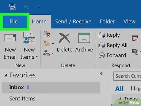 Image intitulée Find the SMTP Server in Outlook on PC or Mac Step 2