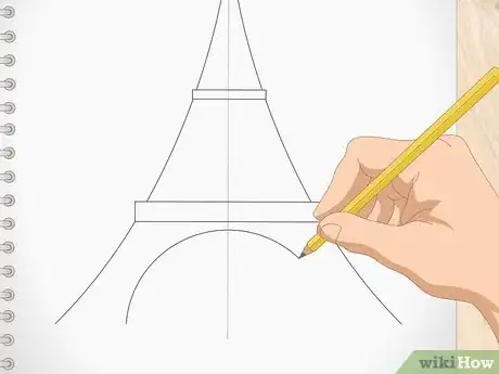 Image intitulée Draw the Eiffel Tower Step 13