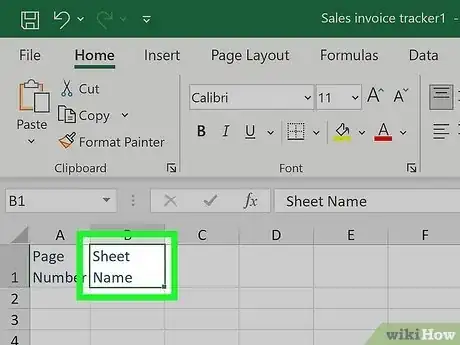 Image intitulée Create an Index in Excel Step 3