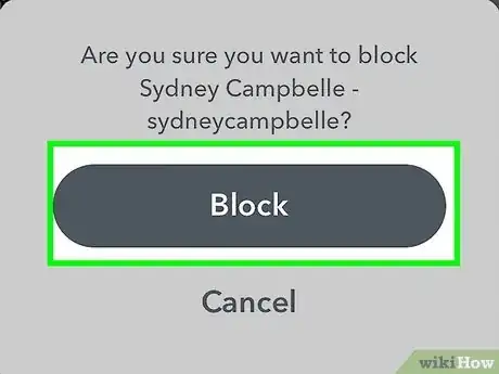Image intitulée Block Someone on Snapchat Step 26