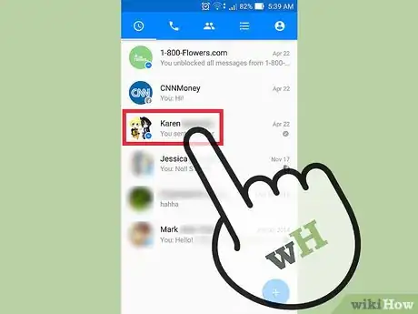 Image intitulée Change Chat Colors and Emoji in Facebook Messenger Step 1