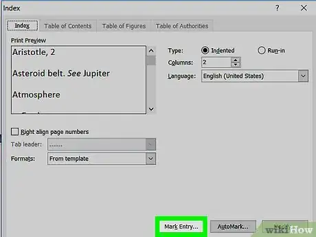 Image intitulée Create an Index in Word Step 19