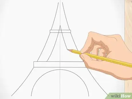 Image intitulée Draw the Eiffel Tower Step 14